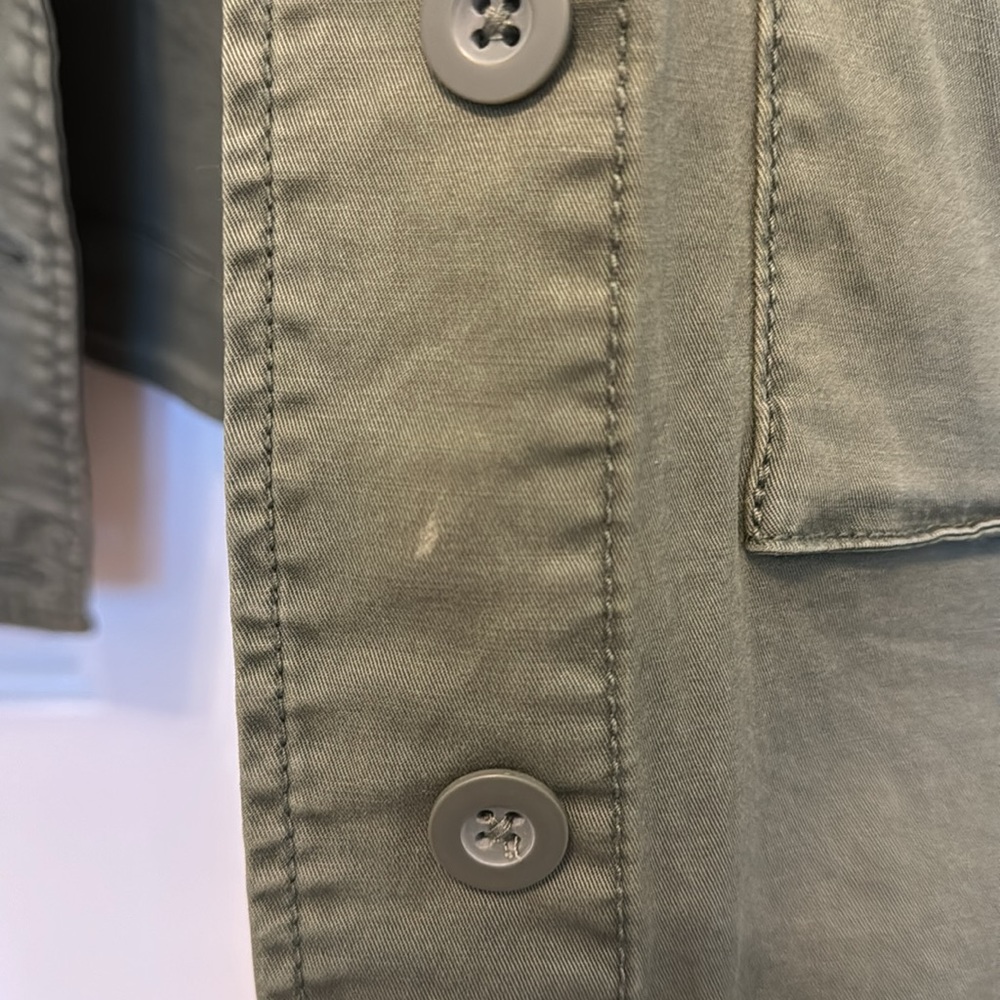 Pistola Army Green cropped jacket - Picture 3 of 5